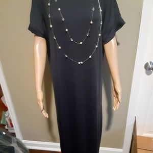 Long dress with necklace